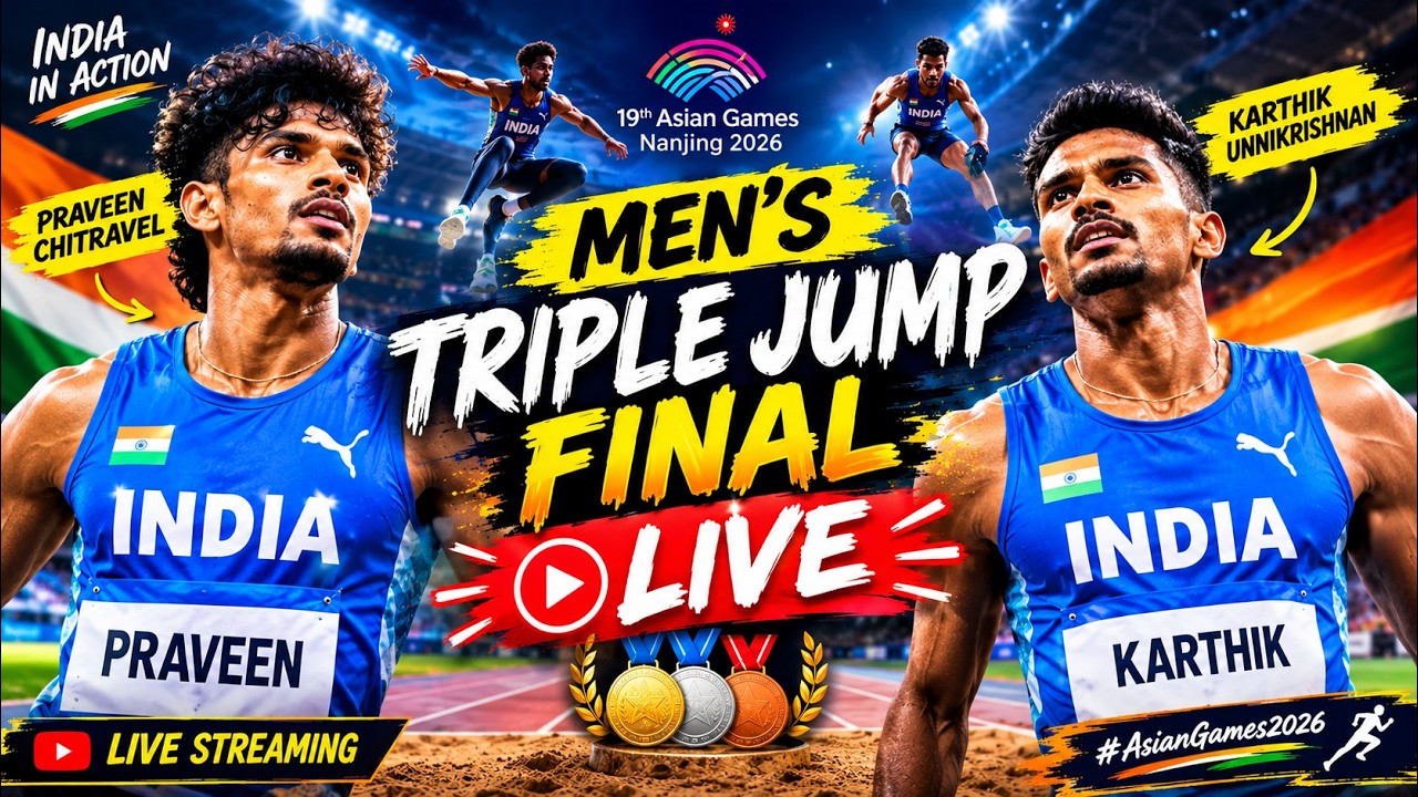 LIVE Athletics Finals at the Asian Games !India's Medal Rush  Athletics Finals at the Asian Games