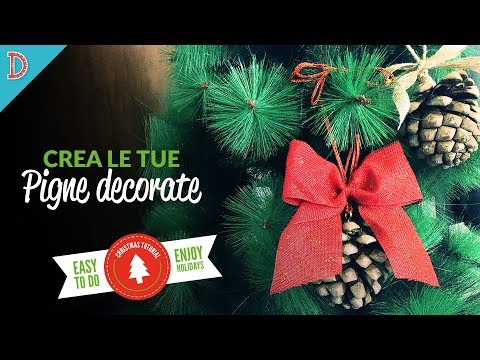 Video: Come Realizzare Un Albero Di Natale Con Abete E Pigne