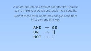 Logical Operators - Introduction & Explanation - Swift Playgrounds