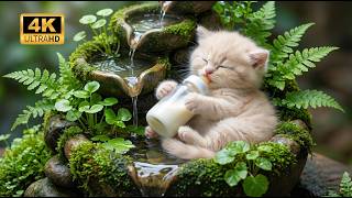 Scenic Music Relaxation Film WITH CUTE ANIMALS IN 4K HD