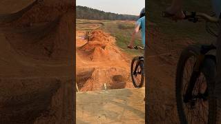 From the UPPER deck .. the big boy line is coming together!! #cgi #bmx #motocross #park