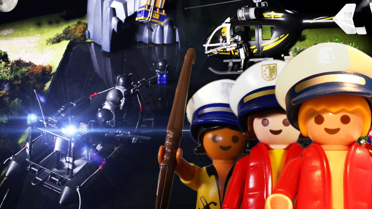 👮VERBRECHERJAGD MIT POLIZEI-HUBSCHRAUBER SEK EINSATZ-Matz der Meisterdetektiv 3 PLAYMOBIL Stopmotion