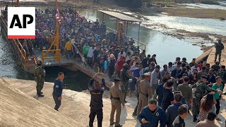 260 foreigners rescued from virtual slavery in Myanmar’s online scam centers are being repatriated