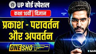 Class 10 Science Ch 9 प्रकाश-परावर्तन एवं अपवर्तन Full Explanation UP Board One Shot Batch 2026-2027