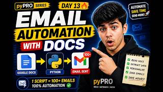 Python Email Automation + Docs Integration 🚀 Real Project