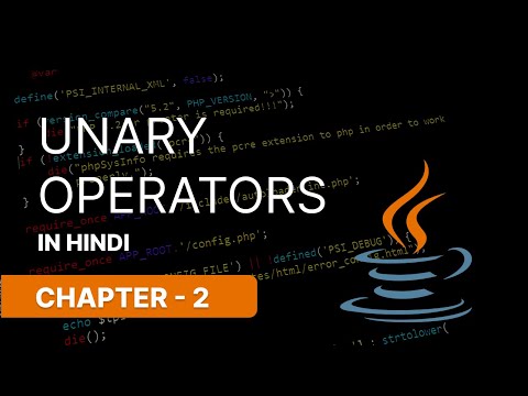 UNARY OPERATORS IN JAVA || CHAPTER 2 || NARESH SWAMI