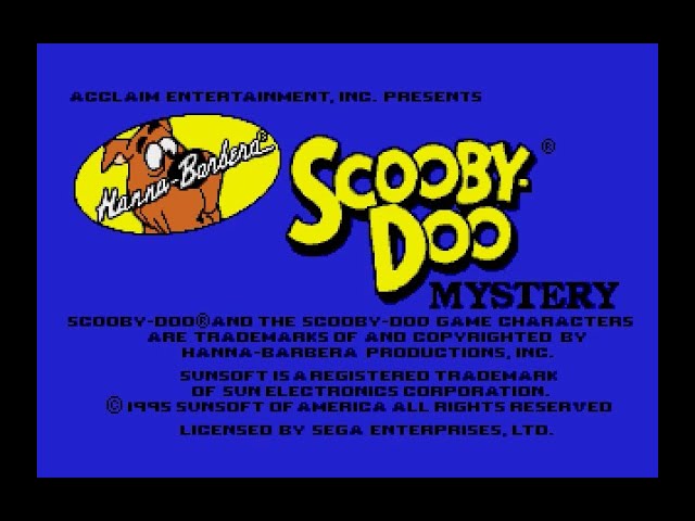 Mega Drive Longplay [015] Scooby Doo Mystery