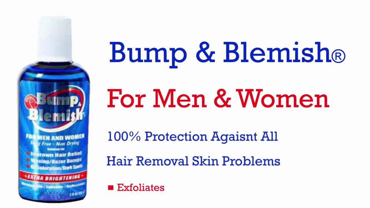 60ml Bump Blemish Ingrown Hair Solution Free Aftershave Youtube