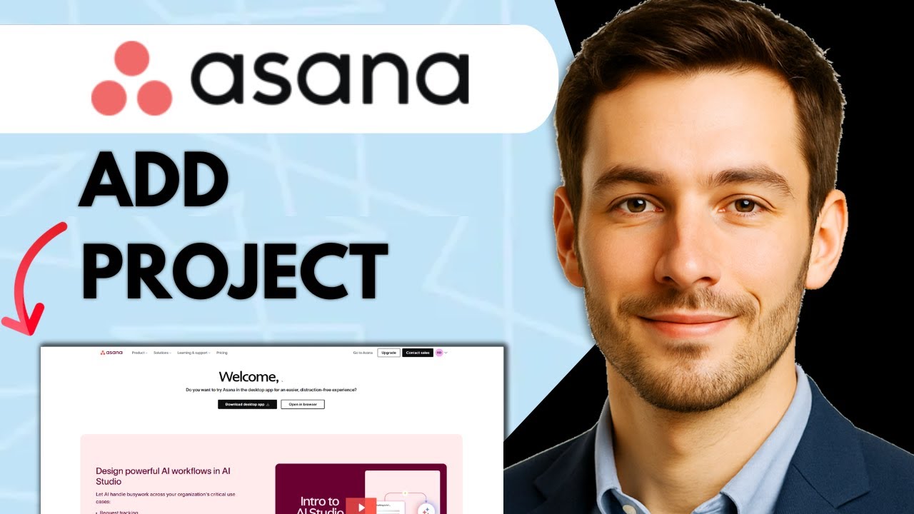 How To Add A Project In Asana - YouTube