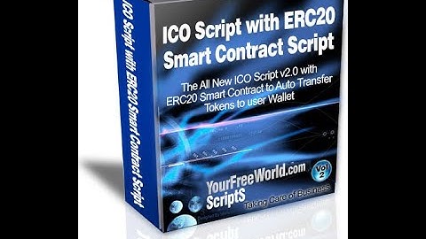 ICO Script with ERC20 Smart Contract Admin area - How to Use