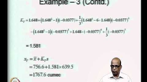 Mod-06 Lec-26 Frequency Analysis - III and Probability Plotting - I