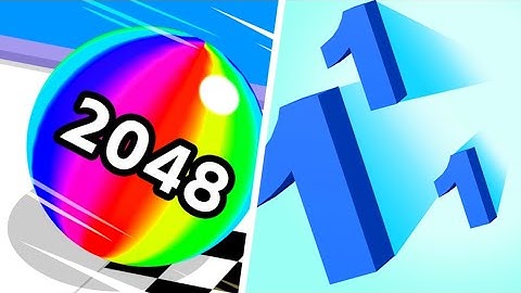 Ball Run 2048 Vs Number Merge - MAX ALL LEVELS iOS Android Gameplay - NEW MEGA UPDATE 