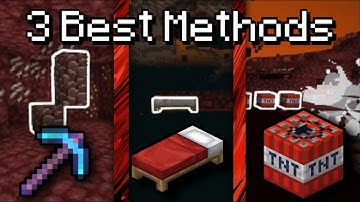 The Best 3 Methods for finding Netherite | Minecraft 1.16+