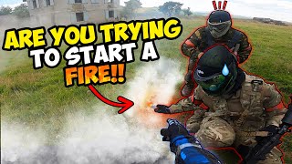 Small FIRE Causes DISASTER🔥😨 Paintball Funny Moments & Fails