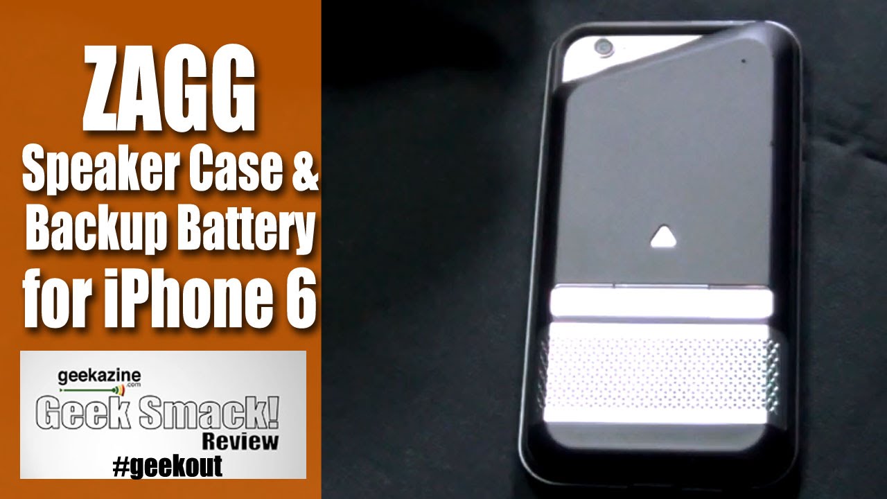 ZAGG iPhone6 Speaker Case, 8 Hour Battery Charger Video Review YouTube