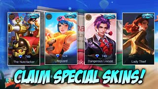 CLAIM YOUR FREE SPECIAL SKINS FROM MOONTON! CHRISTMAS GIFT in MOBILE LEGENDS screenshot 5