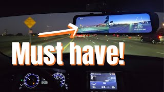 GOTTA HAVE: LOADED rear-view mirror dashcam (GPS, drive assists, dual cameras, Sony sensors + MORE) screenshot 1