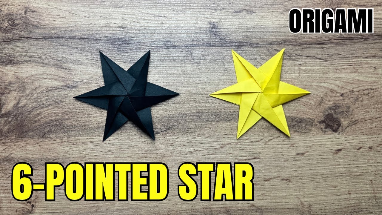 Простой урок по созданию шестиконечной звезды-оригами | Как сделать шестиконечную звезду-оригами ...