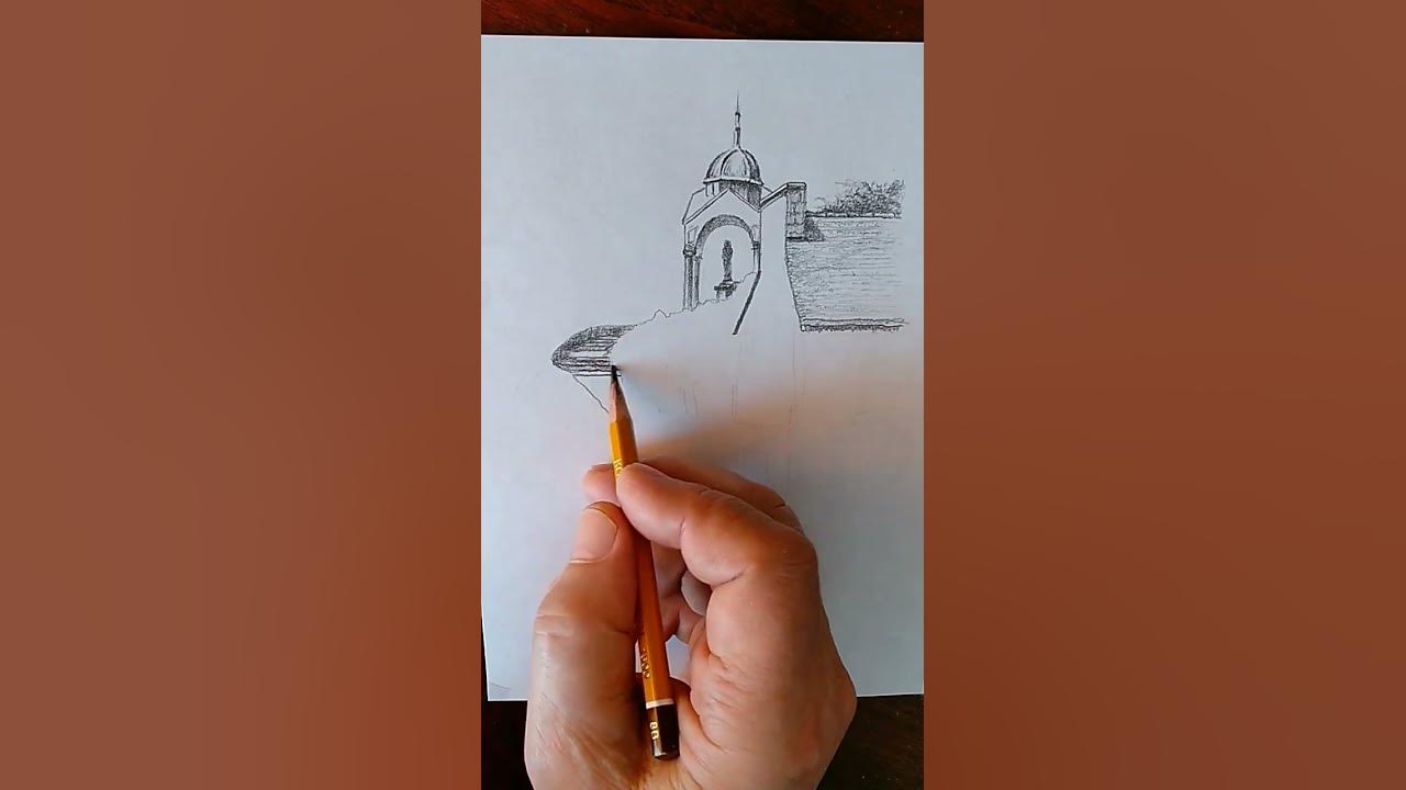 рисунок с карандашом - YouTube