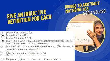 2.4.5 Give an inductive definition for each: a) {n:n=5k for k∈N} b) {n:n∈N and n greater than 10}...