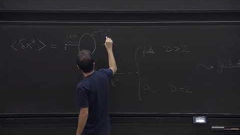 Lecture 7 - Statistical Mechanics by Pedro Vieira