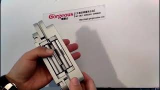 GORGEOUS 28X177 heavy duty concealed fire rated  hidden adjustable 3d invisible gate hinge