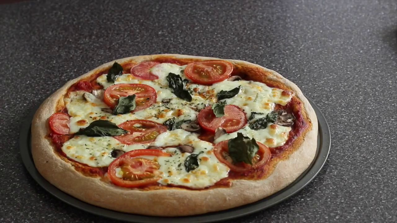 WHOLE WHEAT PIZZA CRUST RECIPE /Easiest whole wheat pizza crust recipe