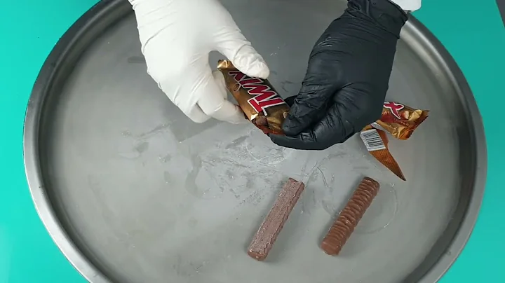 TWIX Ice Cream Rolls | fried Thailand rolled ice cream with TWIX Chocolate Bar | #satisfying  #asmr