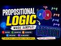 Propositional Logic Explained Simply | Truth Tables, Logical Connectives & Examples