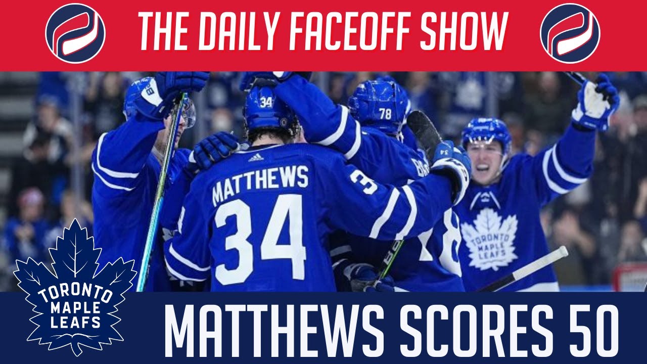Is Auston Matthews the greatest Maple Leaf ever? | The Daily Faceoff ...