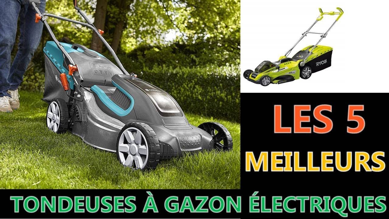 Les 5 Meilleures Tondeuses à Gazon Électriques 2021 - YouTube