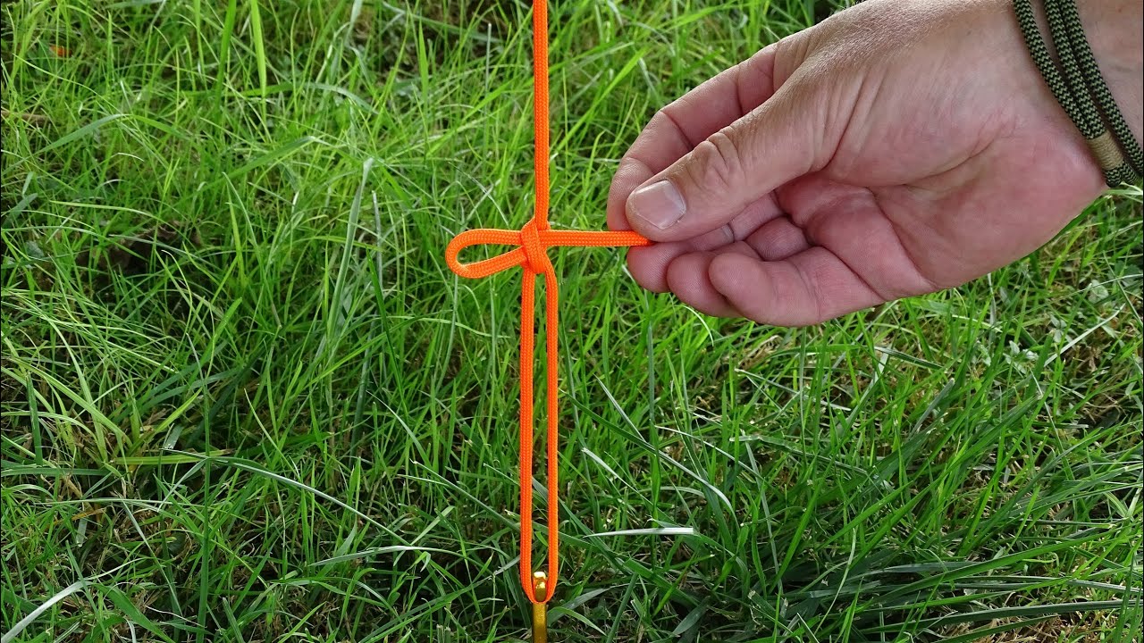 Quick Release TautLine Hitch Tension Locking Knot Bushcraft