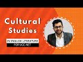 Cultural studies in english literature for ugcnet exam