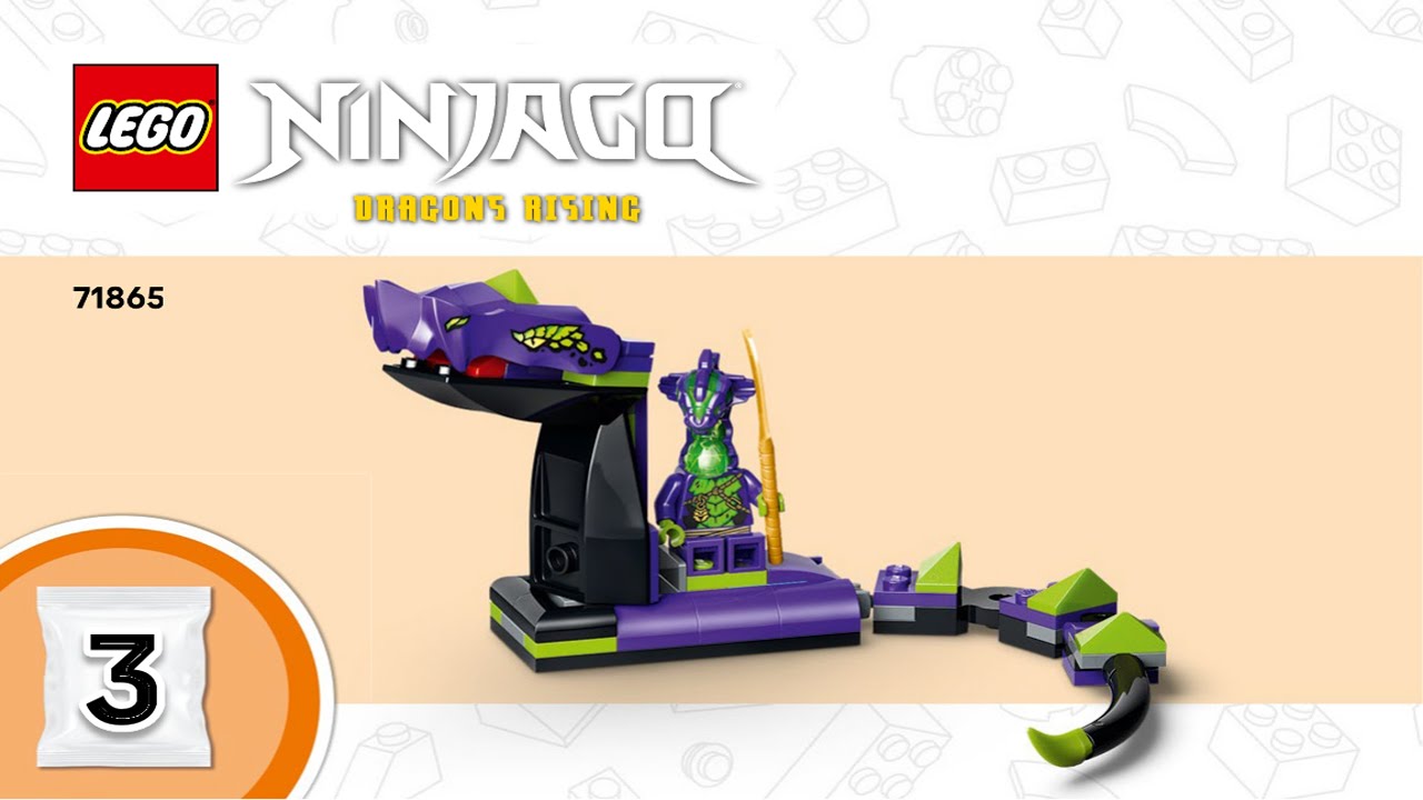 LEGO Instructions - Ninjago - 71865 - Zane's Ice Dragon Battle