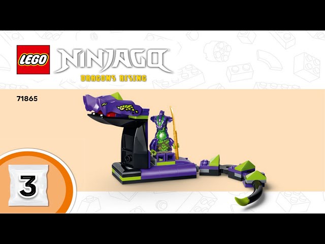 LEGO Instructions - Ninjago - 71865 - Zane's Ice Dragon Battle