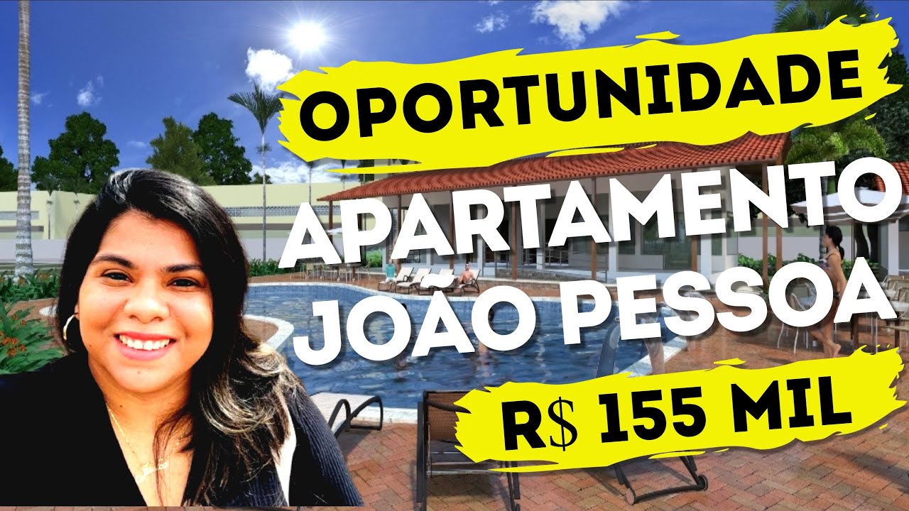 R$155 Mil - OPORTUNIDADE DE APARTAMENTO À VENDA EM JOÃO PESSOA