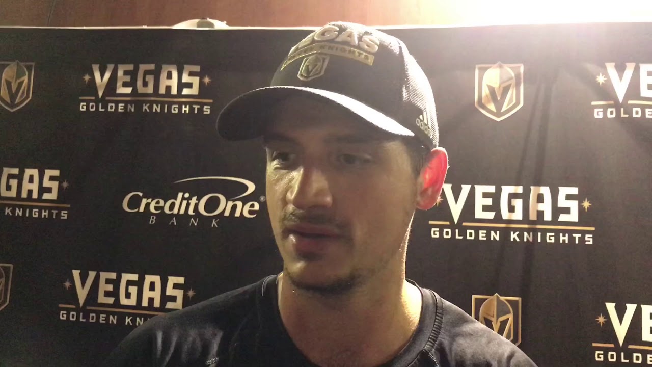 Luca Sbisa watches and waits for return to Golden Knights lineup