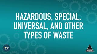 DNR P2U: Hazardous Waste