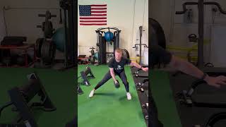 1-DB Lateral Lunge to DB Snatch w/ ISO Hold