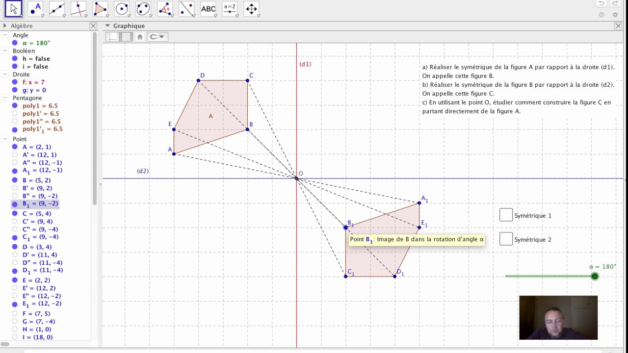 5ème Activité Chapitre 2 Symétrie centrale YouTube