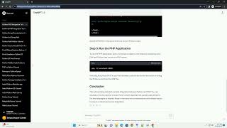 python and php together
