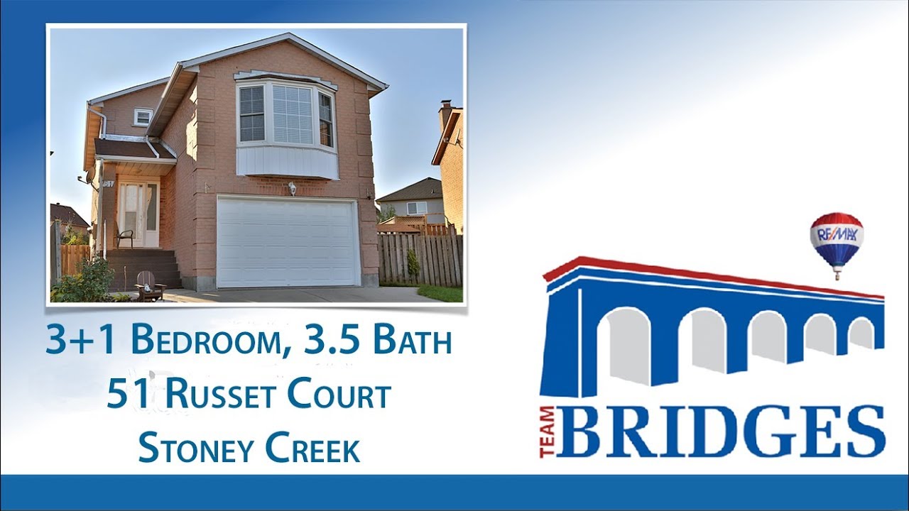 Russet Court | *HOUSES FOR SALE IN STONEY CREEK* | TEAM BRIDGES -  REAL ESTATE