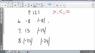 Ch 3 P121 compare absolute value