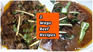 2 Ways Beef Recipes / Eid Special 2020 / shah family vlog