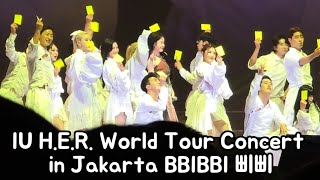 IU 아이유 H.E.R. World Tour Concert HEREH in Jakarta 삐삐 BBIBBI Fancam Video 20240427