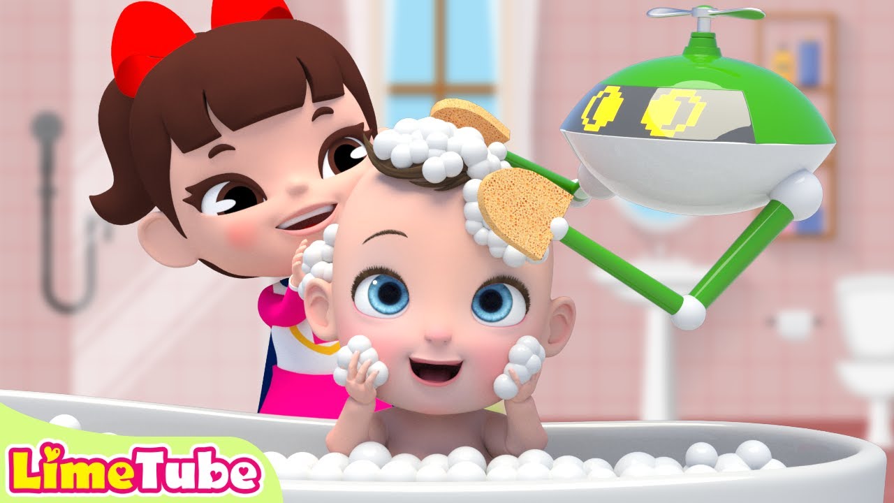 Bubble Baths Are Fun música colorida Learn Sing A Song! Infantil Nursery Rhymes