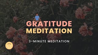 GRATITUDE MEDITATION | DAILY 3-MINUTE GUIDED MEDITATION | APRIL 9, 2023 | 180RITUAL