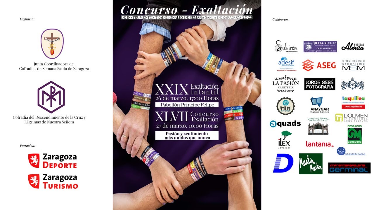 XXIX Exaltación Infantil de Instrumentos Tradicionales. Semana Santa de Zaragoza 