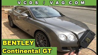 BENTLEY CONTINENTAL GT - VAGCOM / VCDS Car Diagnostic Tool - VAG GROUP TOOL - TESTED !!! screenshot 4