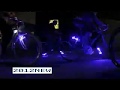 自転車 バルブ LEDライト スティックタイプ 装着イメージ
